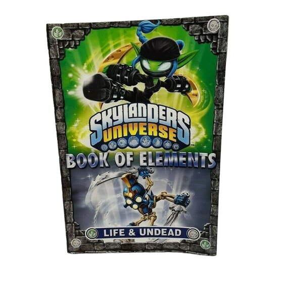 Book of Elements Life and Undead Skylanders Universe Activision Picture Book - Picture 1 of 2